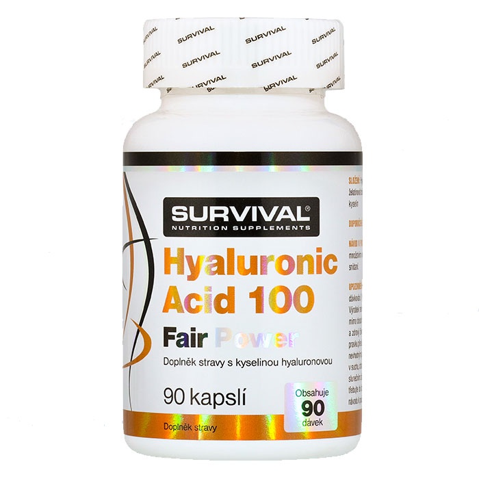 Survival Hyaluronic Acid 100 Fair Power - kyselina hyaluronová  90 Kapslí