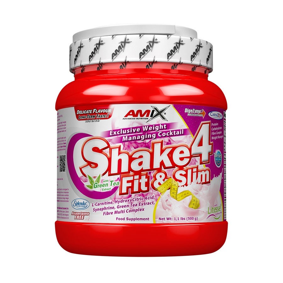 Amix Nutrition Shake 4 Fit&Slim Čokoláda 500 Gramů