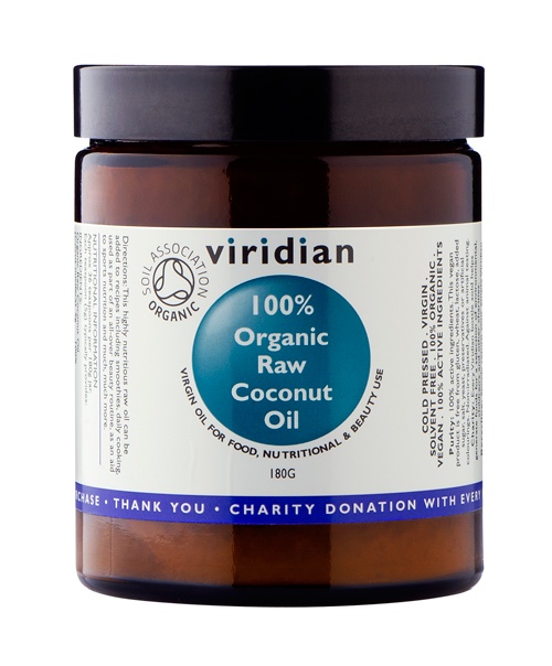 Viridian 100% Organický kokosový olej Bez příchutě 500 Gramů