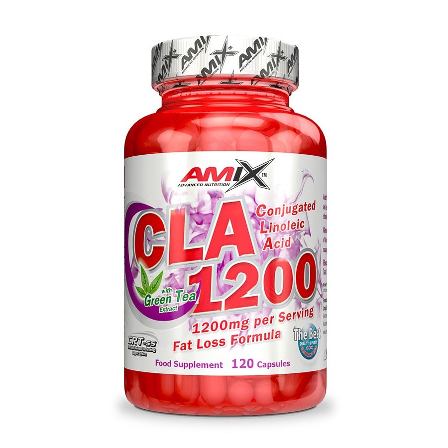 Amix Nutrition CLA 1200 + Green Tea Bez příchutě 120 Kapslí