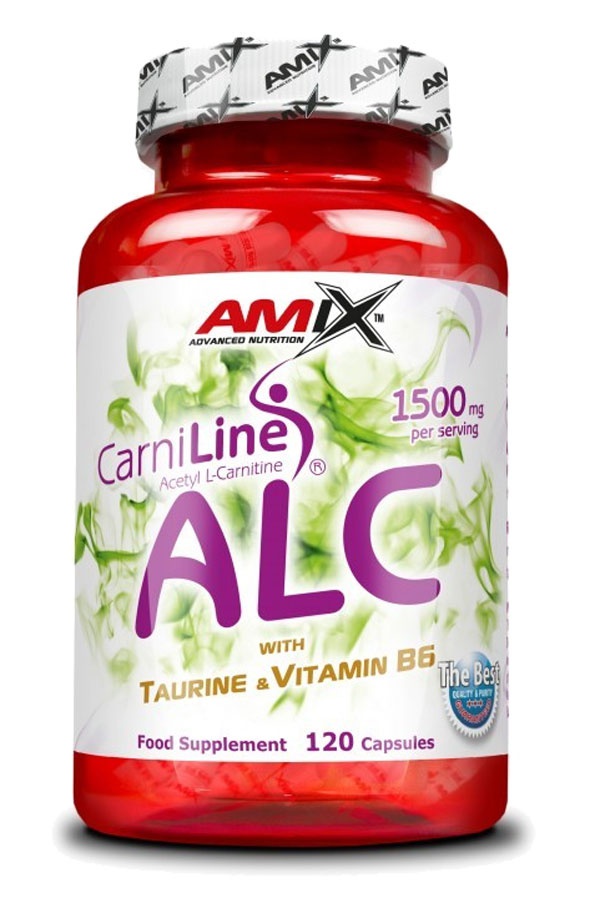 Amix Nutrition ALC - s Taurinem a Vitamínem B6  120 Kapslí