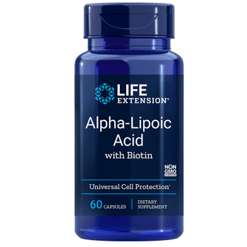 Life Extension Alpha-Lipoic Acid with Biotin  60 Kapslí