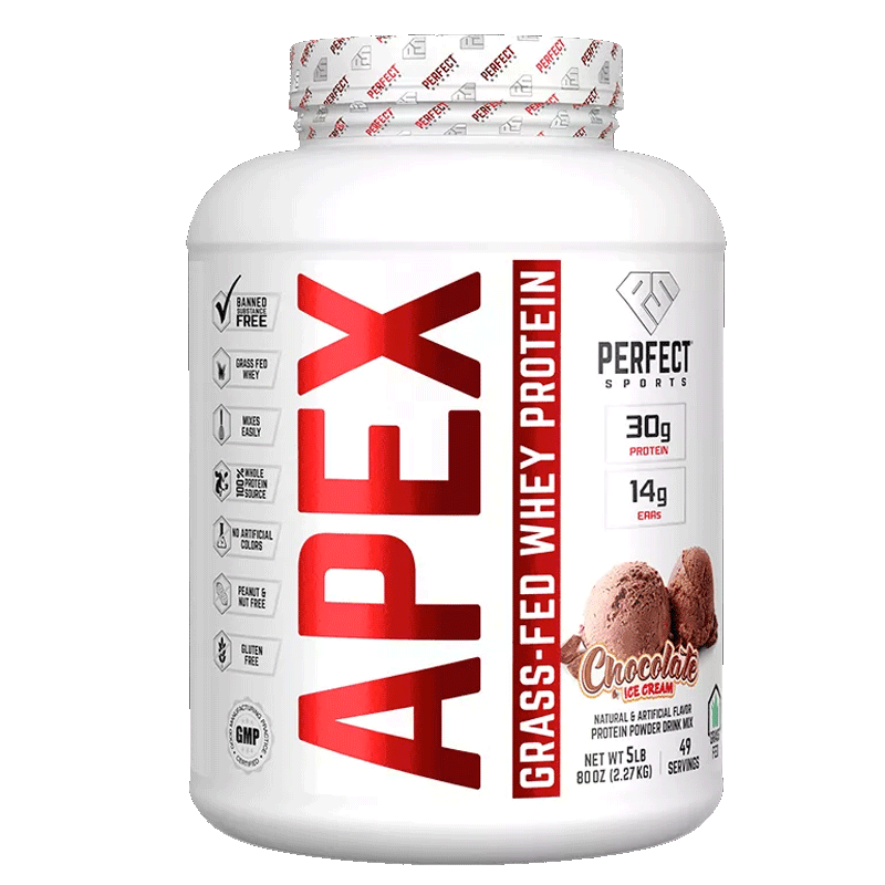 Perfect sports APEX Grass-Fed whey protein Cookies cream 2270 Gramů