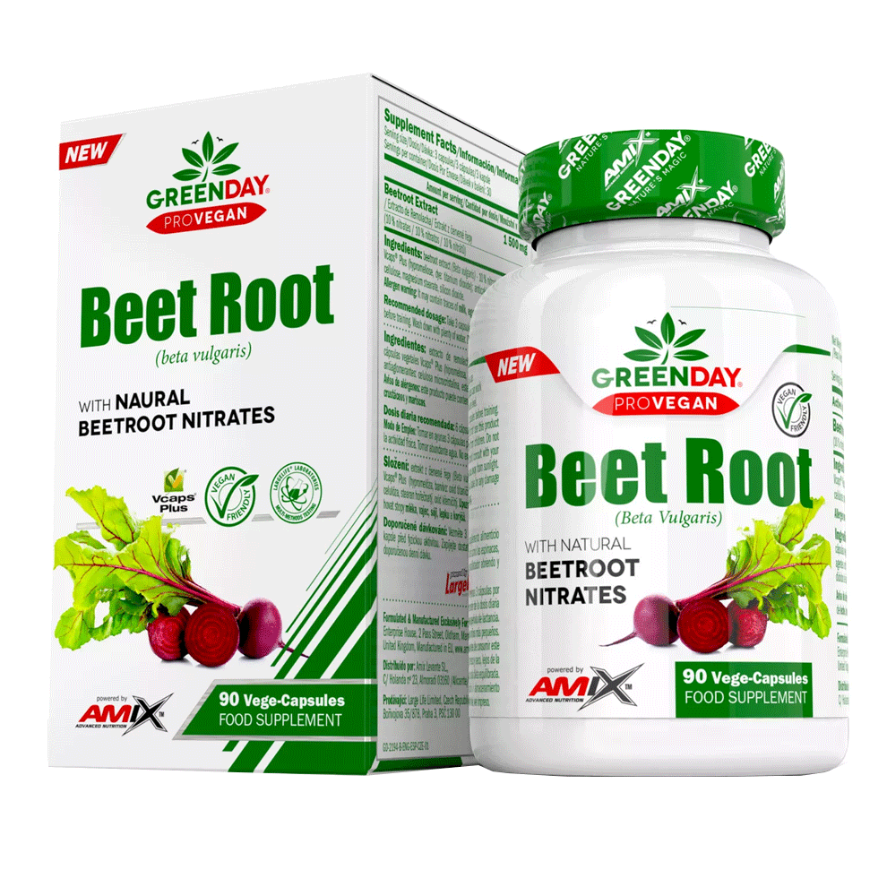 Amix Nutrition ProVegan Beet Root  90 Kapslí