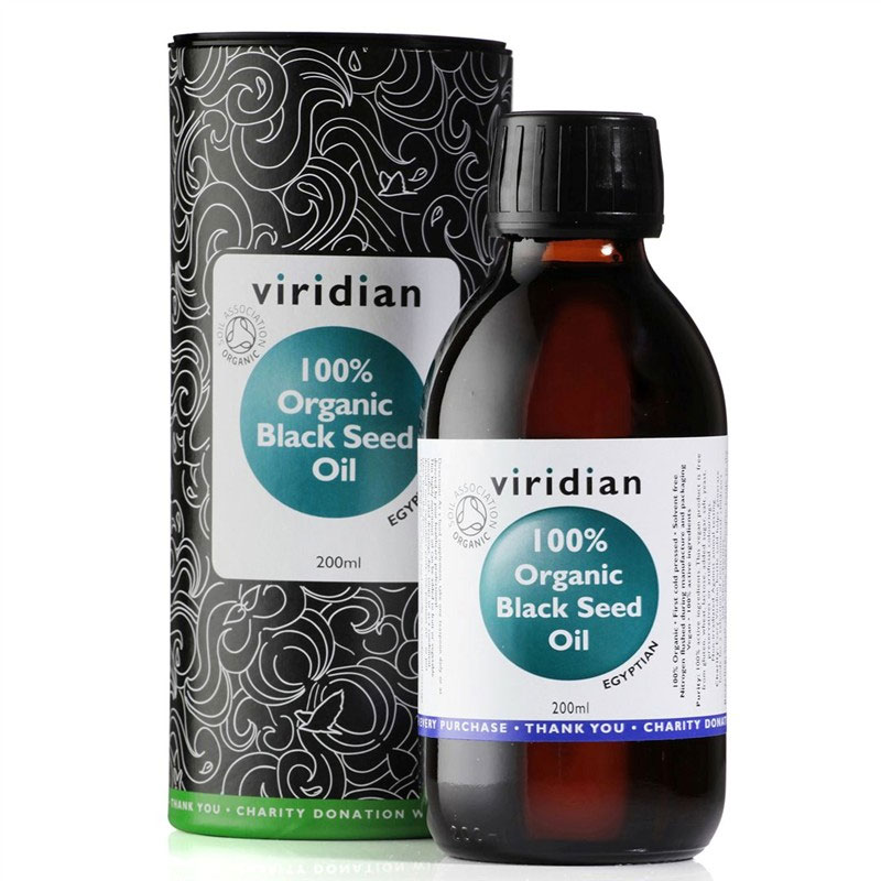 Viridian Black Seed Oil Bez příchutě 200ml