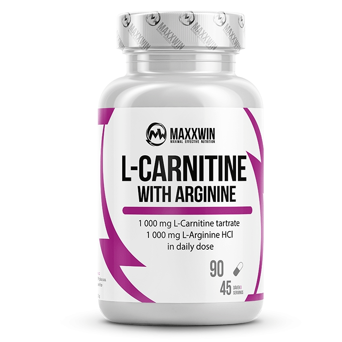 MaxxWin L-Carnitine Arginine Bez příchutě 90 Kapslí