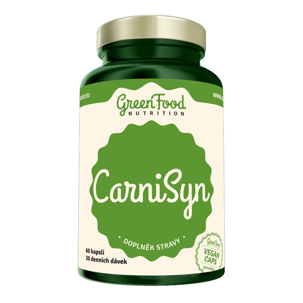 GreenFood Nutrition CarniSyn Bez příchutě 60 Kapslí