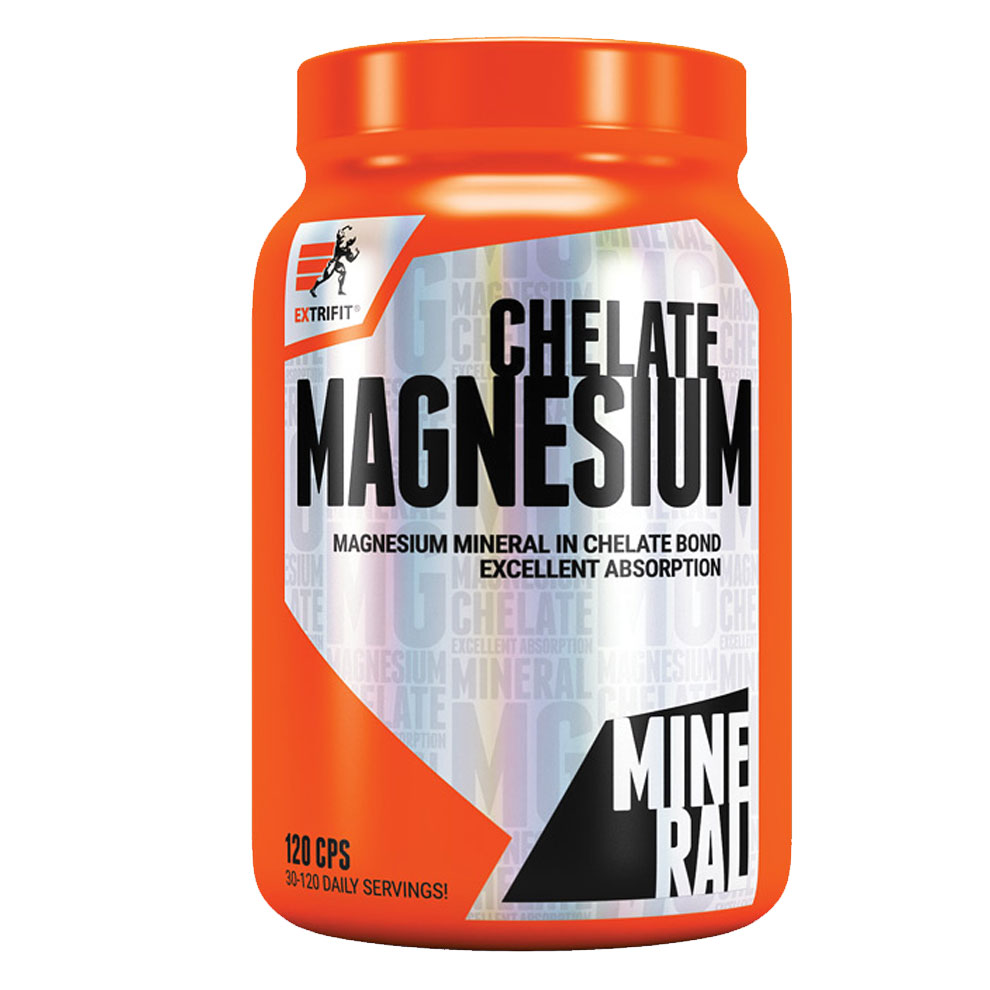 Extrifit Magnesium Chelate Bez příchutě 120 Kapslí