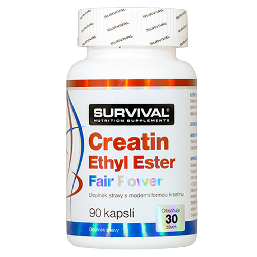 Survival Creatin Ethyl Ester Fair Power  90 Kapslí