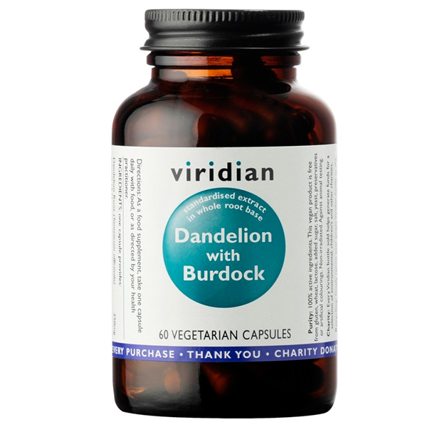 Viridian Dandelion with Burdock Zelené jablko 60 Kapslí