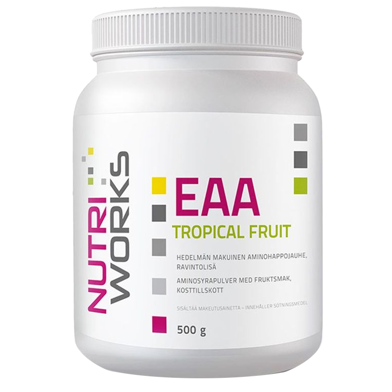 NutriWorks EAA Tropické ovoce 500 Gramů