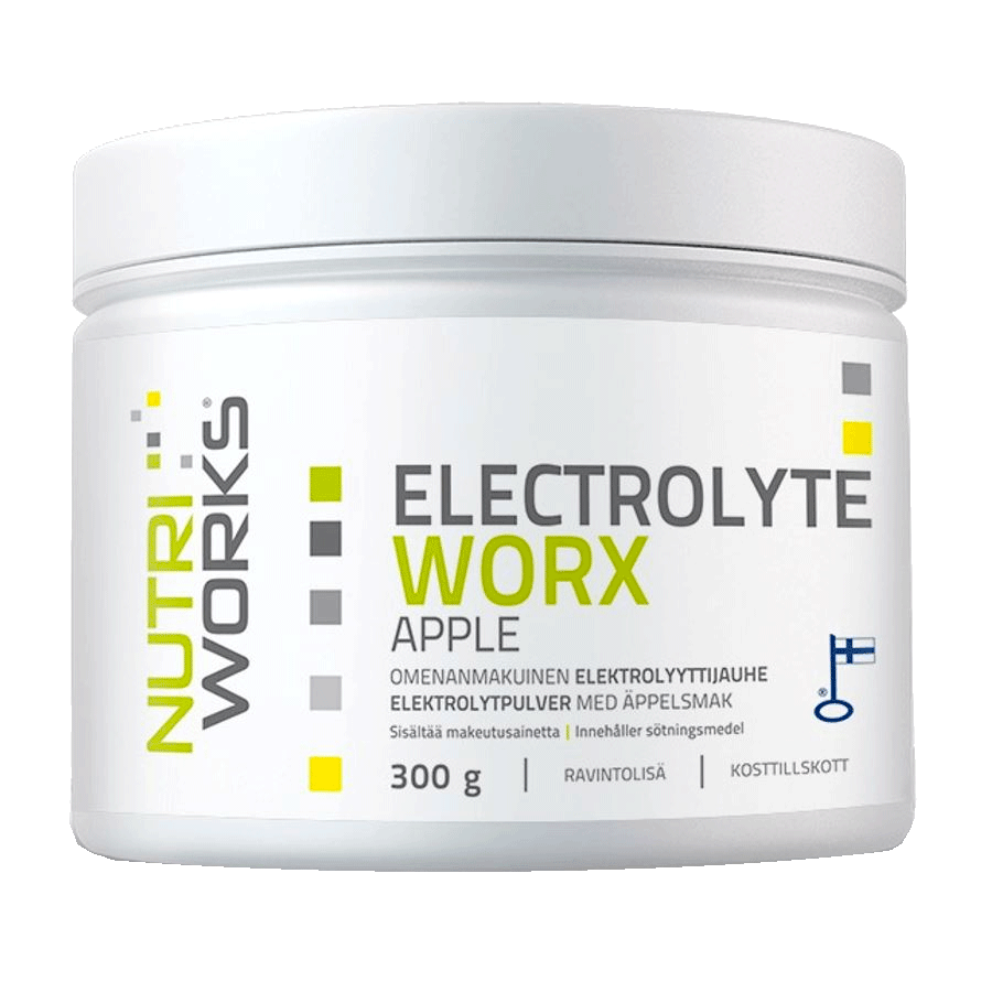 NutriWorks Electrolyte Worx Zelené jablko 300 Gramů