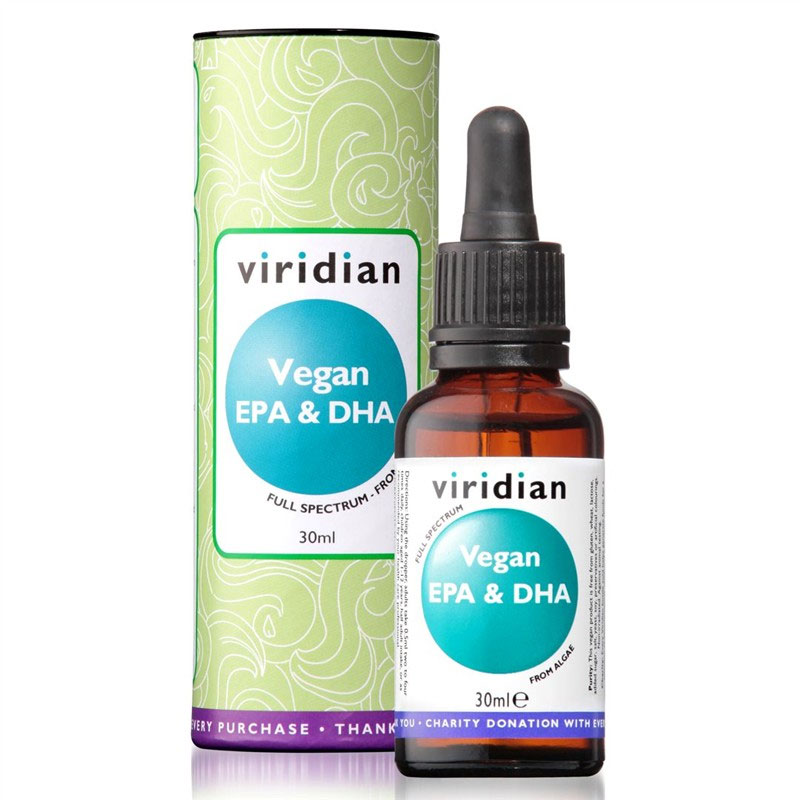 Viridian Vegan EPA & DHA Bez příchutě 30ml