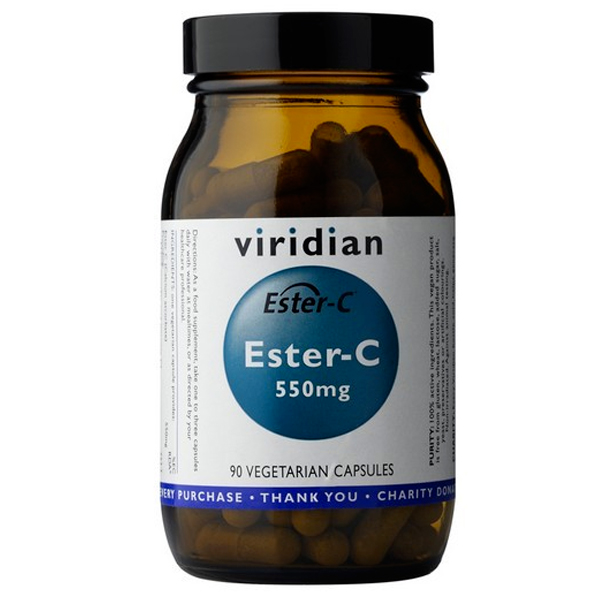Viridian Ester-C 550mg  90 Kapslí