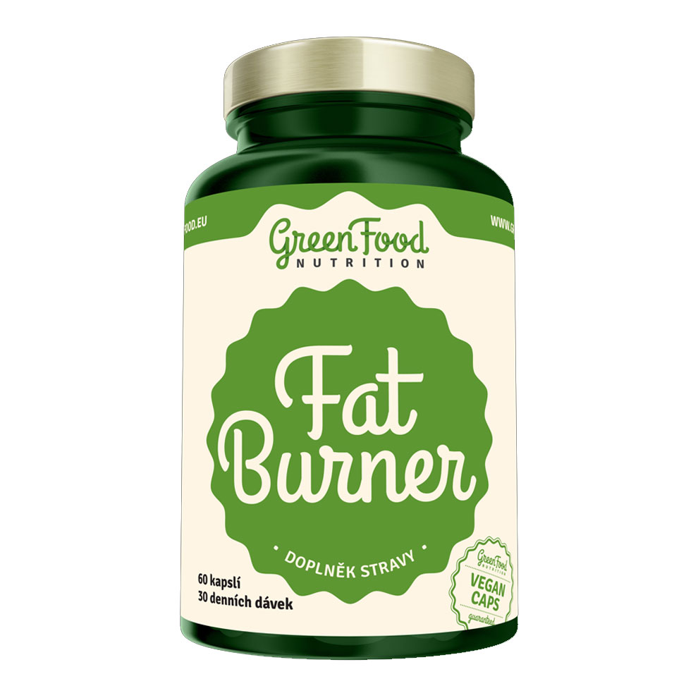 GreenFood Nutrition Fat Burner Bez příchutě 60 Kapslí