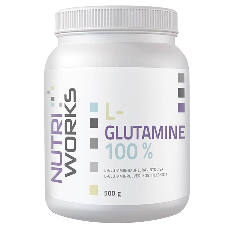 NutriWorks L-Glutamine Bez příchutě 500 Gramů