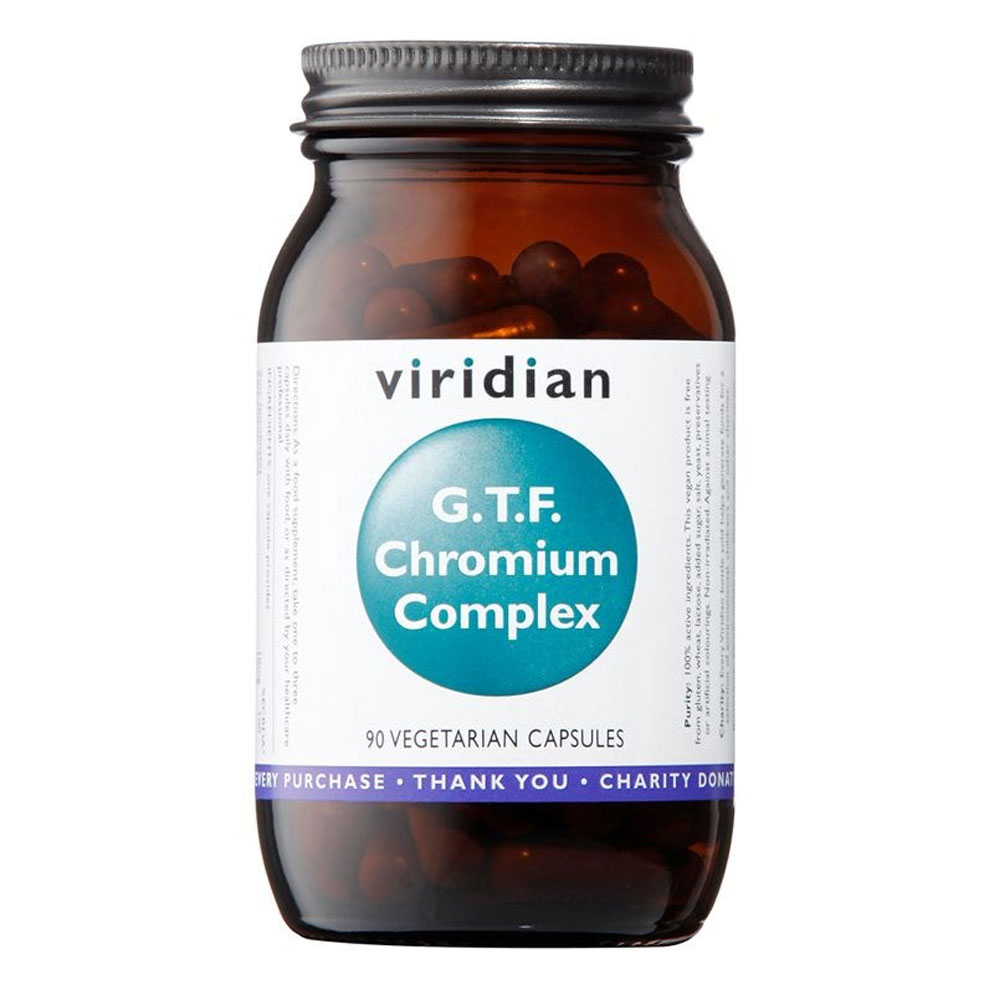Viridian G.T.F. Chromium Complex Bez příchutě 90 Kapslí
