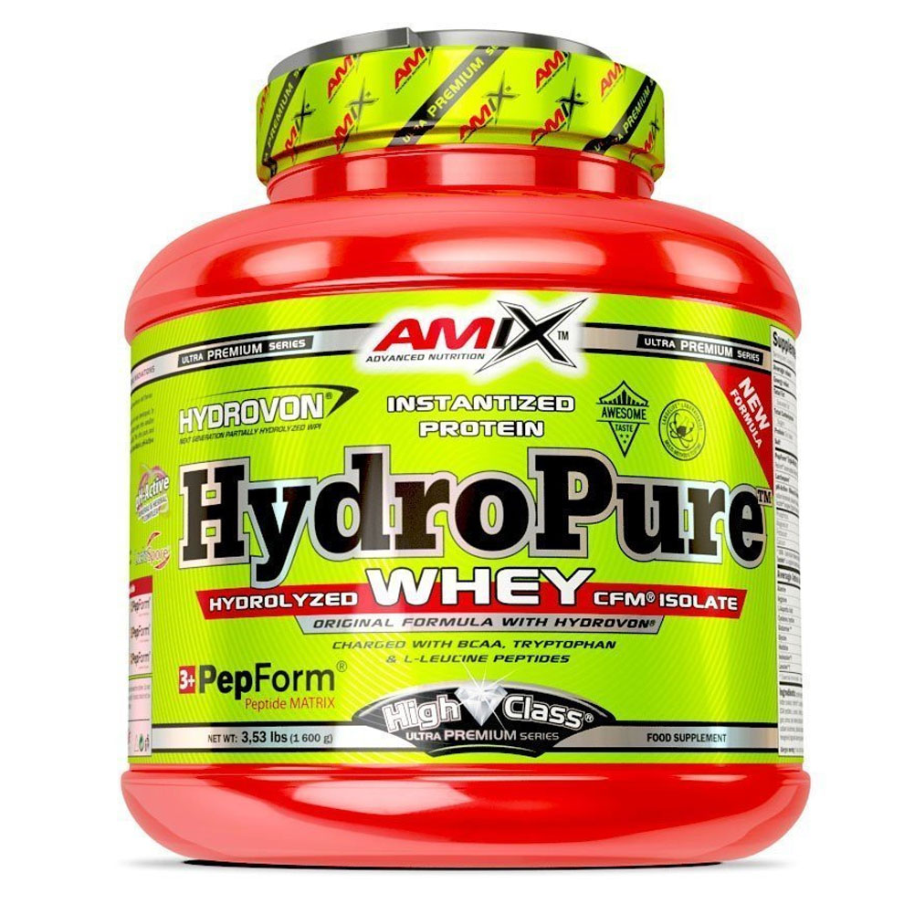 Amix Nutrition HydroPure Whey Protein Arašídové másla, Sušenka 1600 Gramů