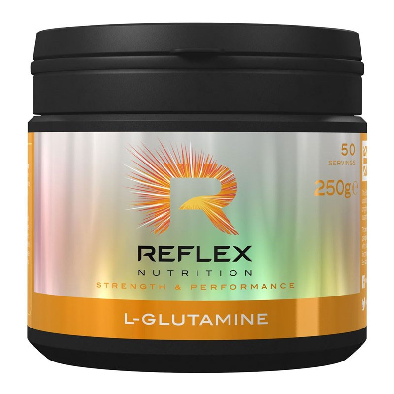 Reflex Nutrition L-Glutamine Bez příchutě 250 Gramů