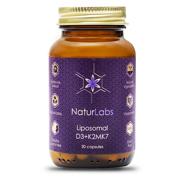 NaturLabs Liposomální Vitamín D3 + K2  60 Kapslí