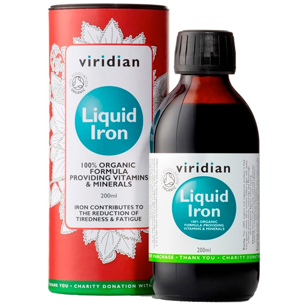 Viridian Liquid Iron Černý rybíz 200ml