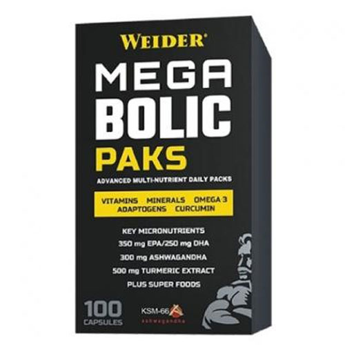 Weider Mega Bolic Paks  100 Kapslí