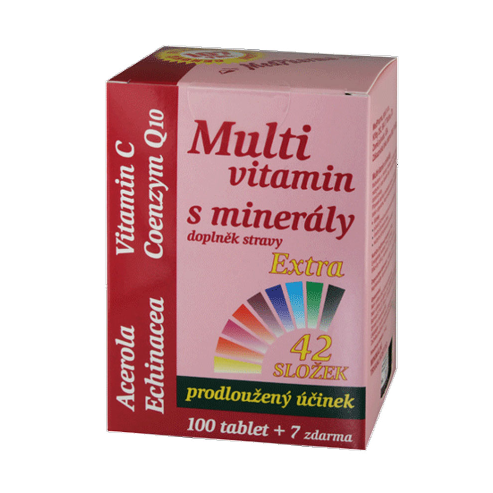 MedPharma Multivitamin s minerály 42 složek  107 Tablet