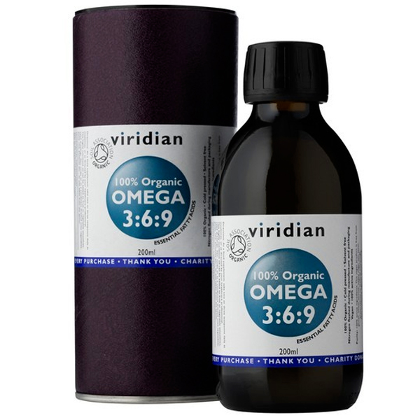 Viridian 100% Organic Omega 3:6:9 Oil  200ml