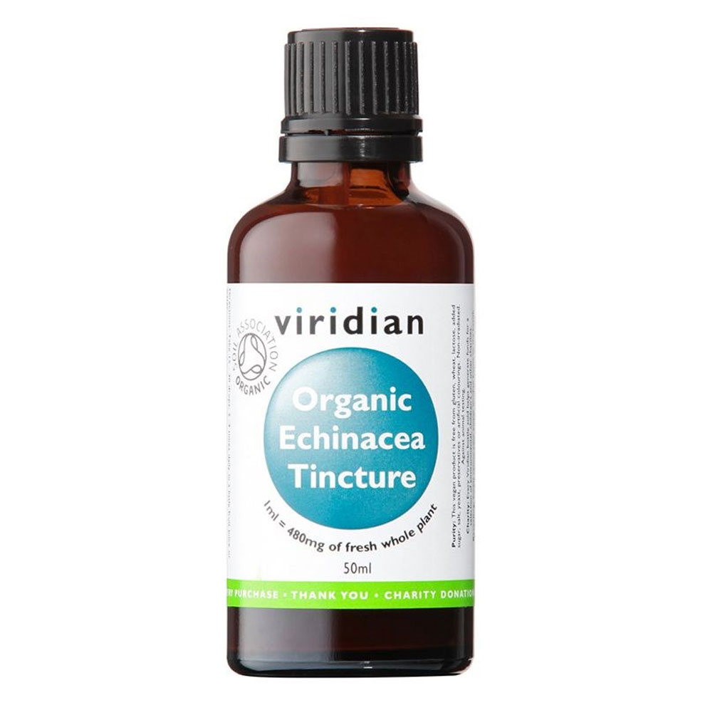 Viridian Organic Echinacea Tincture Bez příchutě 50ml