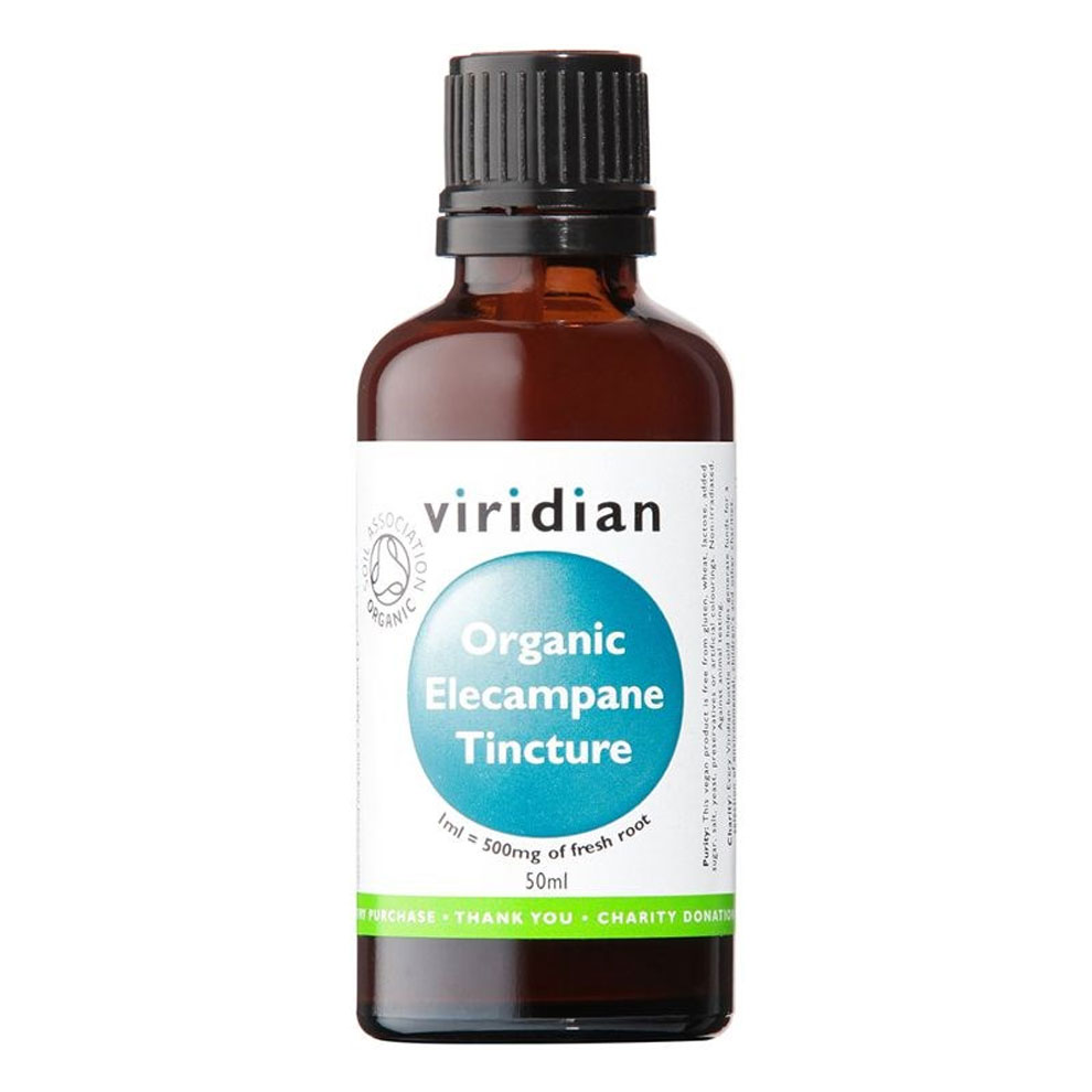 Viridian Organic Elecampane Tincture Bez příchutě 50ml