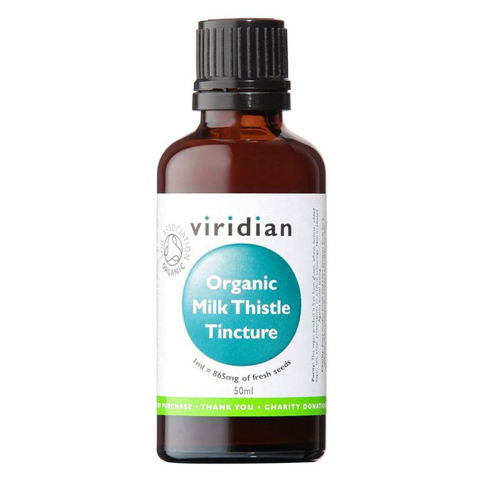 Viridian Organic Milk Thistle Tincture Bez příchutě 50ml