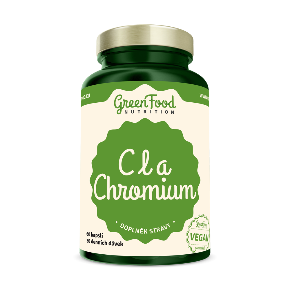 GreenFood Nutrition CLA + Chromium Lalmin®  60 Kapslí
