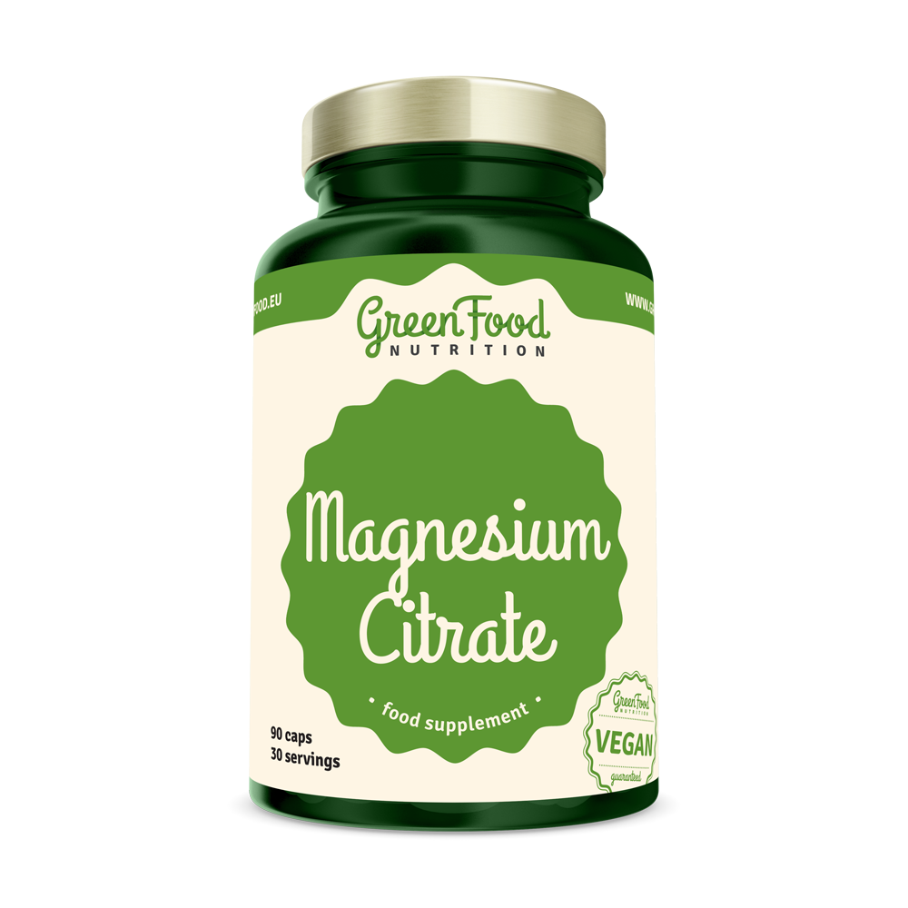 GreenFood Nutrition Magnesium Citrate  90 Kapslí