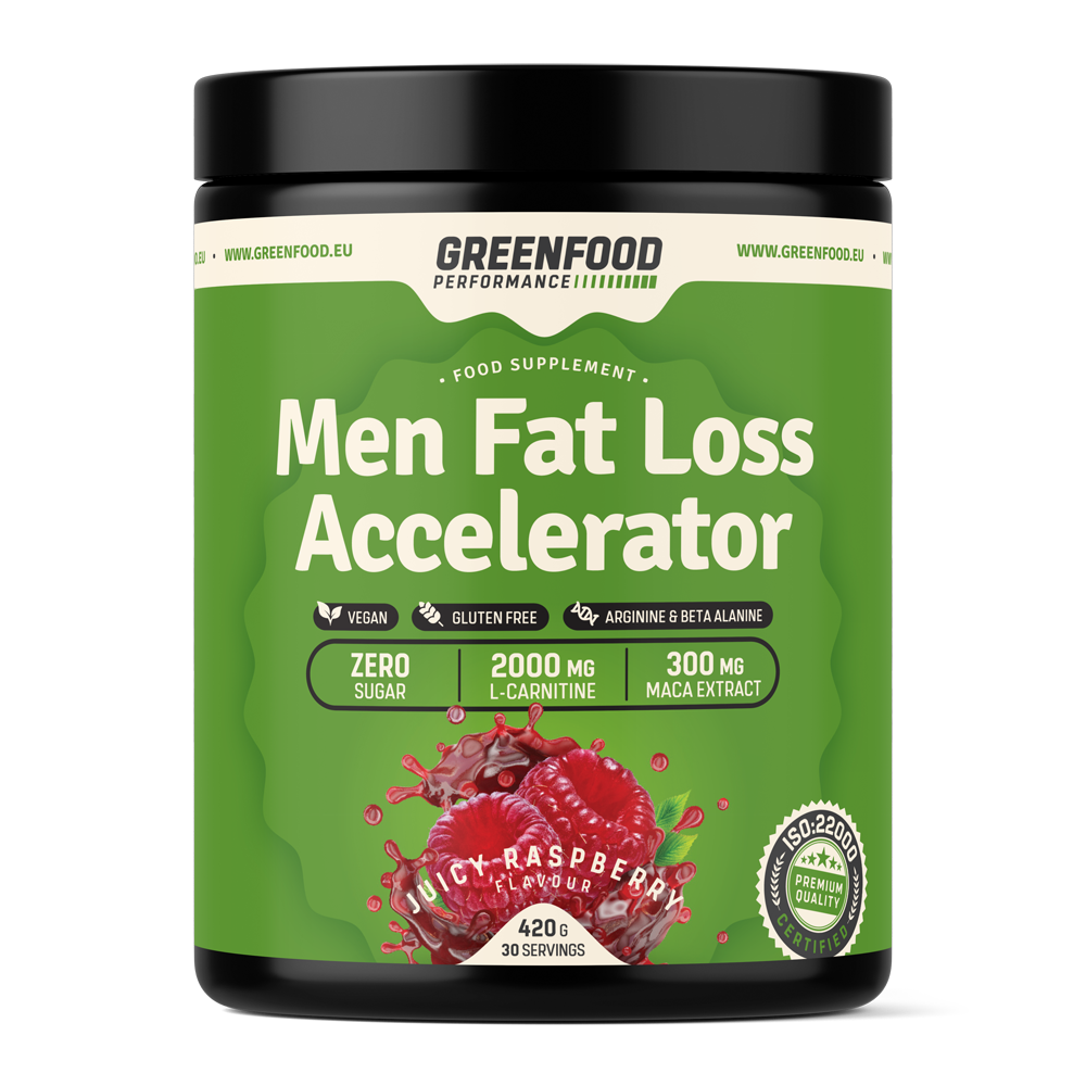 GreenFood Nutrition Performance Men Fat Loss Accelerator Mandarinka 420 Gramů