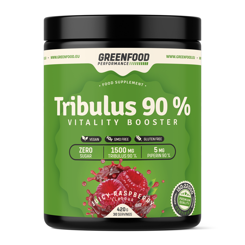 GreenFood Nutrition Performance Tribulus 90% Mandarinka 420 Gramů