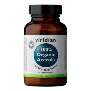 Viridian Acerola Organic  50 Gramů
