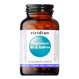 Viridian Magnesium B6 & Saffron Jahoda 60 Kapslí