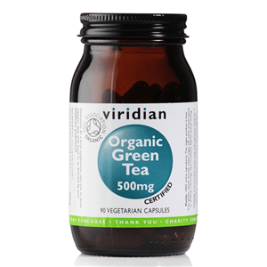Viridian 100% Organic Green Tea  90 Kapslí
