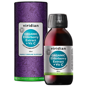 Viridian Elderberry Extract + Vitamin C Organic  100ml
