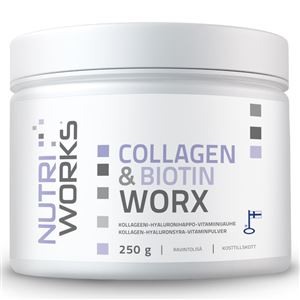 NutriWorks Collagen & Biotin Worx  250 Gramů