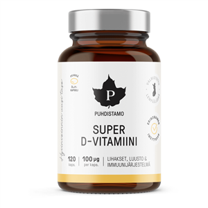 Puhdistamo Super Vitamin D 4000iu  120 Kapslí