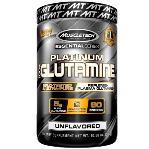 Muscletech Platinum Glutamin  300 Gramů