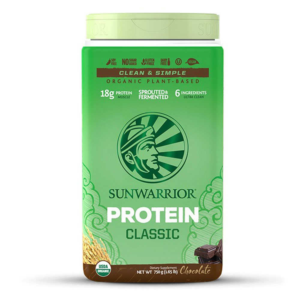 Sunwarrior Protein Classic Bio Čokoláda 750 Gramů