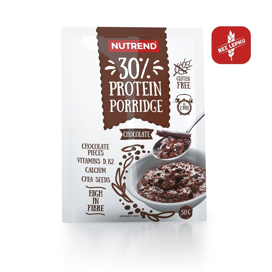 Nutrend Protein Porridge Malina 50 Gramů