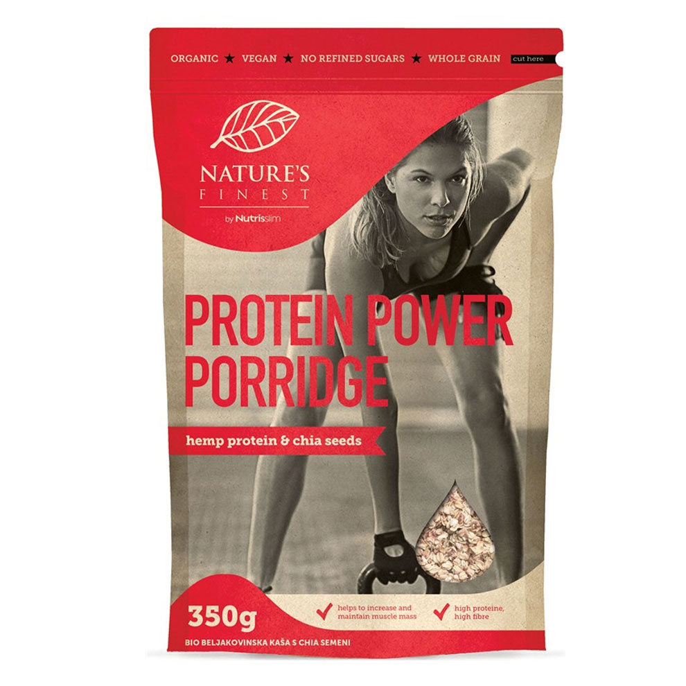 Nutrisslim Protein Power Porridge BIO Bez příchutě 350 Gramů