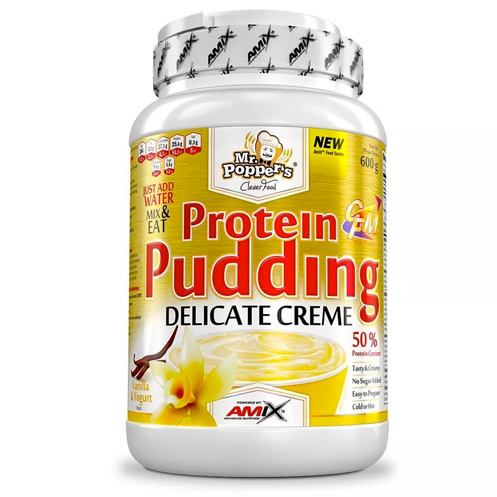 Amix Nutrition Protein Pudding Creme Vanilka, Jogurt 600 Gramů
