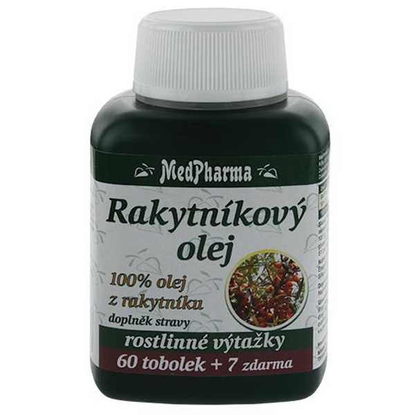 MedPharma Rakytníkový olej Mandarinka 67 Tablet