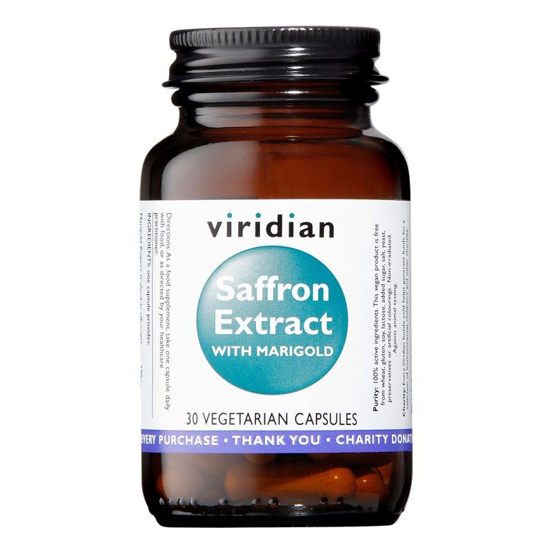 Viridian Saffron Extract Bez příchutě 60 Kapslí