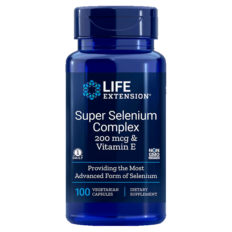 Life Extension Super Selenium Complex & Vitamin E  100 Kapslí