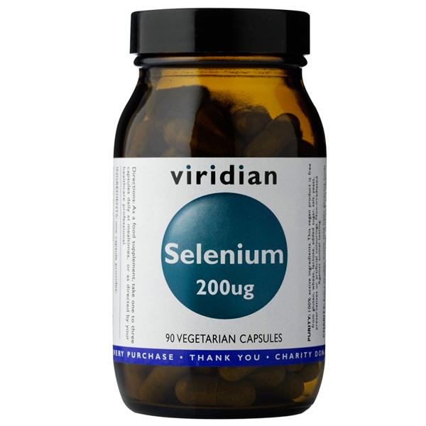 Viridian Selenium Zelené jablko 90 Kapslí